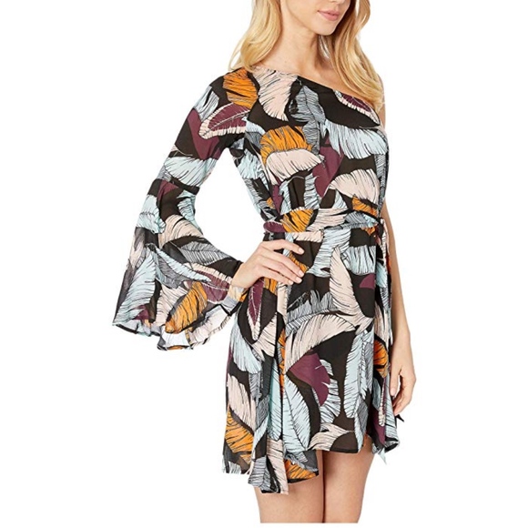 Maaji Dresses & Skirts - Maaji One-Shoulder Dress with Tie Waist